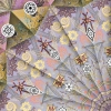 HABIBI SULTANA - Pañuelo de seda rosa - GERMENS