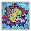 RAGUEL BLUE - Pañuelo de seda estampado - GERMENS