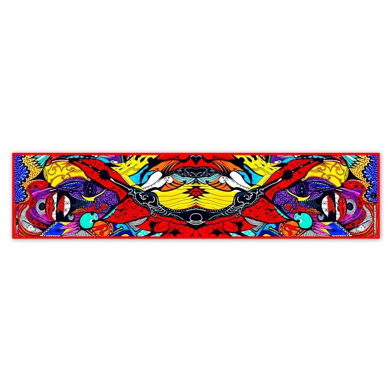 DRACHENHERZ - Pañuelo de seda multicolor - GERMENS