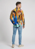 Casual Dress Shirts For Men DANCING ON THE STREET Shirt Men - Tribute to D. Bowie and M. Jagger – GERMENS artfashion – 100 % Cotton - Size 6XL