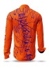 Descubre las camisas de colores para hombre DENADA ORANGE - 100 % algodón