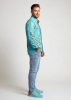 Descubre las camisas de colores para hombre DENADA BLUE - 100 % algodón