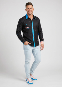 Descubre las coloridas camisas de hombre de FLAMINGO HOTEL...