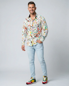 Descubre las camisas de colores para hombre FRISKY - 100 % algodón