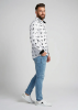 Discover colorful button up shirts for men FLUGZAUBER BLANC - 100% cotton