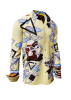 Mens Casual Long Sleeve Shirts PISTENSAU – GERMENS artfashion – 100 % Cotton - Size L