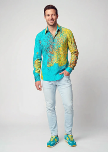 Descubre las coloridas camisas de hombre de FRAXI BERMULO...