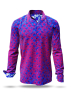Entdecke bunte Hemden Herren HEXAGON AMETHYST - 100 % Baumwolle