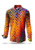 Discover colorful button up shirts for men HEXAGON WISMUT - 100% cotton