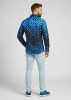 Shirt with Button Down HEXAGON KOBALT – GERMENS artfashion – 100 % Cotton - Size XL