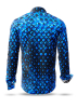 Shirt with Button Down HEXAGON KOBALT – GERMENS artfashion – 100 % Cotton - Size 6XL