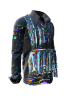 Herren Hemden Langarm DISPERSION – GERMENS artfashion – 100 % Baumwolle - Größe L