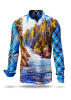Entdecke bunte Hemden Herren BERGIDYLL WASSER - 100 % Baumwolle