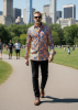 Herren Hemden MIROUGE SUMMER – GERMENS artfashion – 100 % Baumwolle - Größe 5XL