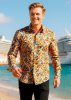 Camisa de hombre MIROUGE FALL – GERMENS artfashion – 100 % algodón - Talla 6XL