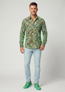 Descubre las coloridas camisas de hombre de MIROUGE PRIMAVERA...