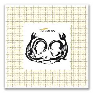 PAREJA - Pañuelo de seda con una pareja de enamorados - GERMENS