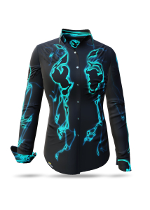 Blusa exclusiva para mujer - KALLAINOS - 100 % algodón -...