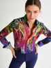Blusa original para mujer - GALACTICA - 100 % algodón - GERMENS artfashion - Tallas de la XS a la 3XL
