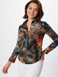 Blusa exclusiva para mujer - TARNA SOL - 100 % algodón -...
