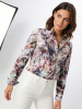 ausgefallene Damenbluse für Damen - MARMOR - 100 % Baumwolle - GERMENS artfashion - Größen XS bis 3XL