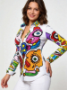 Blusa original para mujer - LIEBE - 100 % algodón - GERMENS artfashion - Tallas de la XS a la 3XL