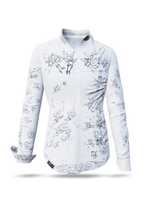 Blusa única para mujer - PÁJAROS EXCÉNTRICOS DURANTE EL DÍA...