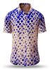 Camisa de verano para hombre HEXAGON CALCIT - 100 % algodón - 10 tallas, de la XS a la 6XL - diseño excepcional - confección de primera calidad - tejidos «Made in Germany» - edición limitada y exclusiva