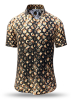 Camisa de verano para hombre HEXAGON COBRE - 100 % algodón - 10 tallas, de la XS a la 6XL - diseño excepcional - confección de primera calidad - tejidos «Made in Germany» - edición limitada y exclusiva