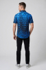 Short Sleeved HEXAGON KOBALT – GERMENS artfashion – 100 % Cotton - Size L