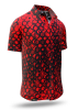 Sommerhemden HEXAGON ZINNOBER – GERMENS artfashion – 100 % Baumwolle - Größe 6XL
