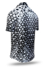 Sommerhemd Herren HEXAGON ONYX - 100 % Baumwolle - 10 Größen von XS - 6XL - außergewöhnliches Design - feinste Verarbeitung - Stoffe Made in Germany - limitiert und exklusiv
