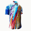 Camisa de verano para hombre HAUÂ´OLI – GERMENS artfashion – 100 % algodón - Talla XS