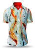Camisa de verano para hombre RUDER - 100 % algodón - 10 tallas, de la XS a la 6XL - diseño excepcional - confección de primera calidad - tejidos «Made in Germany» - edición limitada y exclusiva