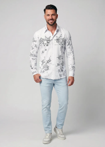 Descubre las coloridas camisas de botones para hombre de SCHRÄGE...