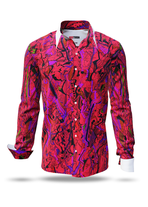 Descubre las camisas de colores para hombre de REDTRAIN: 100 % algodón