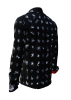 Casual Dress Shirts For Men FLUGZAUBER NOIR – GERMENS artfashion – 100 % Cotton - Size XL