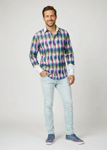 Descubre las coloridas camisetas para hombre HYPERLINK - 100 % algodón