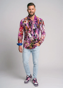 Descubre camisas de colores para hombre...