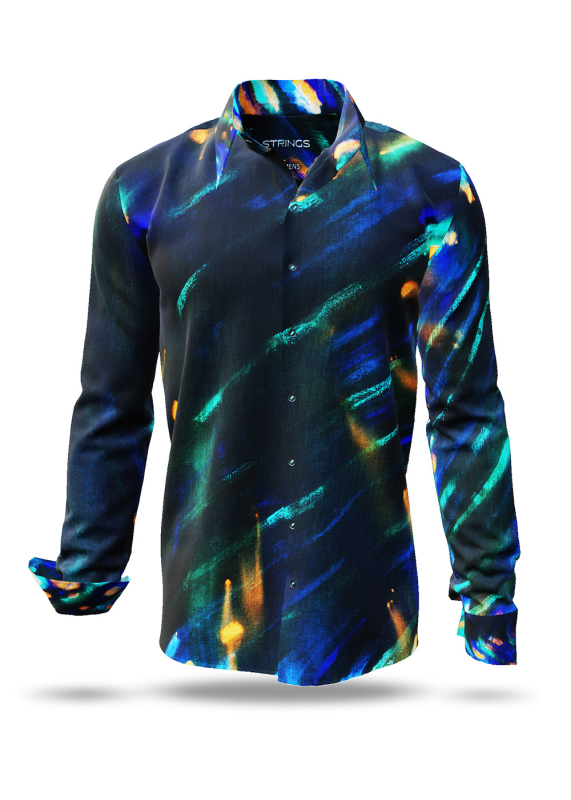 Descubre las camisas de colores de STRINGS para hombre: 100 % algodón