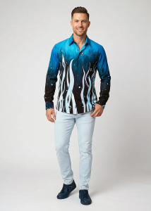 Descubre las coloridas camisas de botones para hombre de SURREAL...