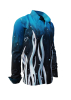 Button down Hemd SURREAL UNDERWATERWORLD – GERMENS artfashion – 100 % Baumwolle - Größe XS