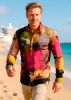 Descubre las camisas de colores para hombre VERVE BERNSTEIN - 100 % algodón