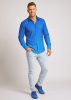 Descubre las camisas de colores para hombre GRADIENT AZURE - 100 % algodón