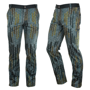 Pantalones de hombre extravagantes HERRINGBONE ONE