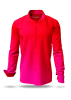 Descubre las camisas para hombre GRADIENT FLAMINGO - 100 % algodón