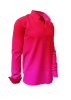 Button down Hemd GRADIENT FLAMINGO – GERMENS artfashion – 100 % Baumwolle - Größe XS