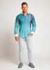 Descubre las camisas de colores para hombre EVOLUTION - 100 % algodón