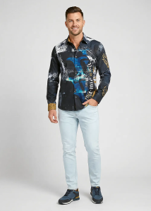 Descubre las coloridas camisas de botones para hombre de HEEBAD IMPETUS...