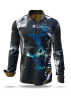 Entdecke bunte Hemden Herren HEEBAD IMPETUS BLACK - 100 % Baumwolle